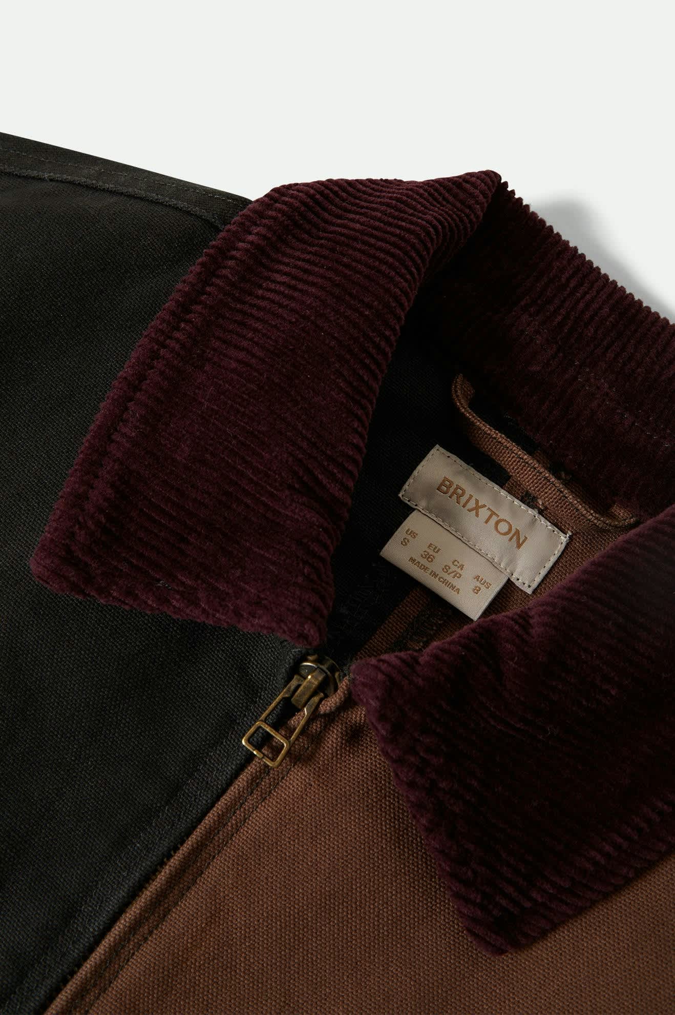 Mechanic Women's Garage Jacket - Port/Black/Pinecone Brown - Image 8